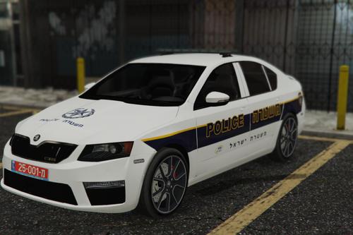 2018 Škoda Octavia VRS | Israeli Police Paintjob Bcf2f4 gta5 2018 09 30 17 10 06 92